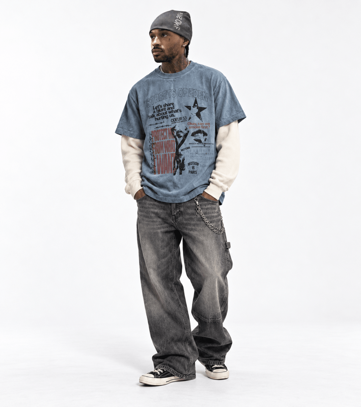 SOE "Protect Us" Longsleeve Tee - Streets Of Eden